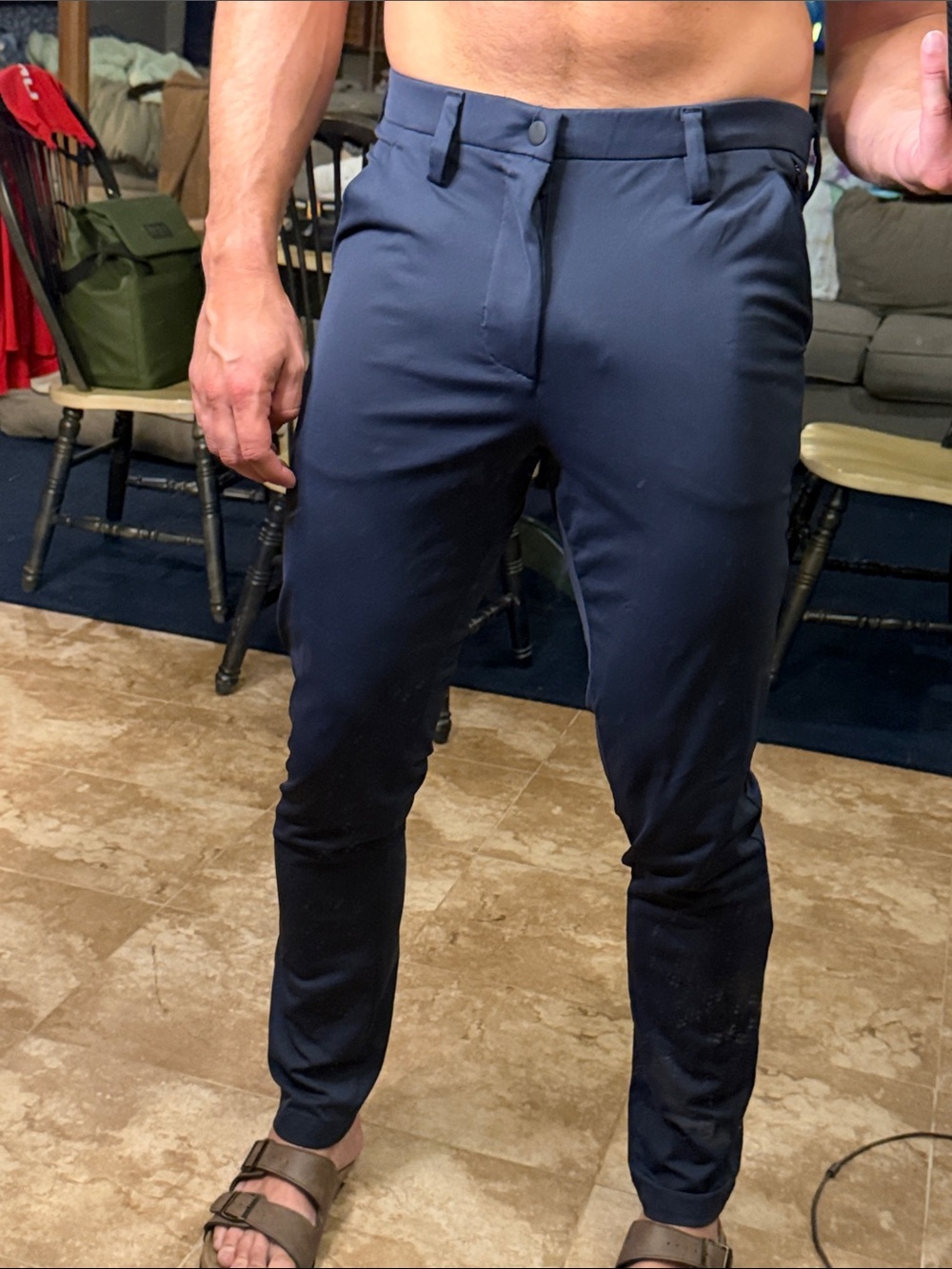 STYLUS Men's Navy Stretch Chinos